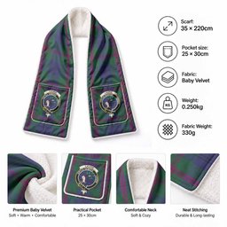 Laurie Tartan Crest Pocket Scarf - Ultimate Plaid Gift Wrap