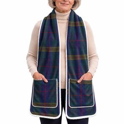 Jenkins of Wales Tartan Hand-Warmer Pocket Scarf
