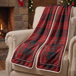 Cunningham Tartan Hand-Warmer Pocket Scarf