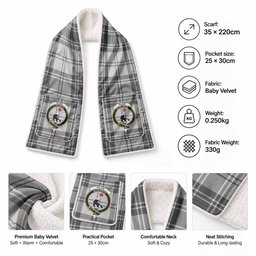 Glen Tartan Crest Pocket Scarf - Ultimate Plaid Gift Wrap