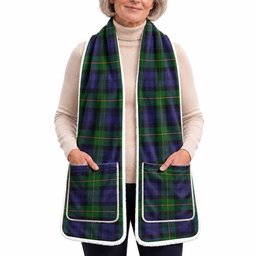Gordon Tartan Hand-Warmer Pocket Scarf
