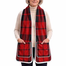 Hogg (Hog) Tartan Hand-Warmer Pocket Scarf