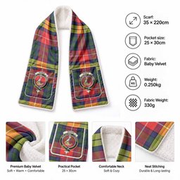 Dewar Tartan Crest Pocket Scarf - Ultimate Plaid Gift Wrap