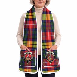 Dewar Tartan Crest Pocket Scarf - Ultimate Plaid Gift Wrap