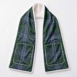 Jones of Wales Tartan Hand-Warmer Pocket Scarf