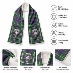 Inglis Tartan Crest Pocket Scarf - Ultimate Plaid Gift Wrap
