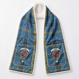 Laing Tartan Crest Pocket Scarf - Ultimate Plaid Gift Wrap