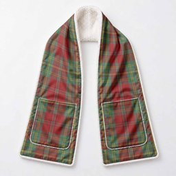 Leask Tartan Hand-Warmer Pocket Scarf