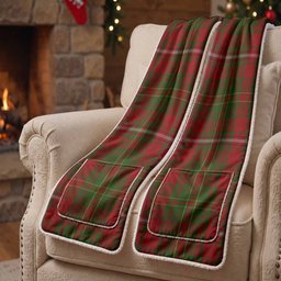 Hay Tartan Hand-Warmer Pocket Scarf