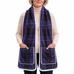 Dunlop Tartan Hand-Warmer Pocket Scarf