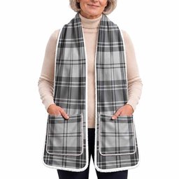 Glen Tartan Hand-Warmer Pocket Scarf
