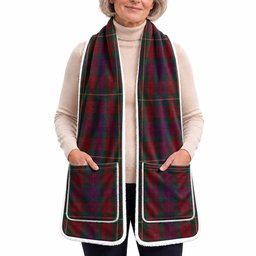 Clare Tartan Hand-Warmer Pocket Scarf