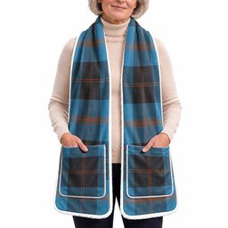 Garden (Gardyne) Tartan Hand-Warmer Pocket Scarf