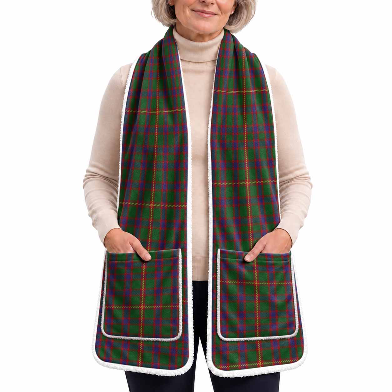 Hall Tartan Hand-Warmer Pocket Scarf