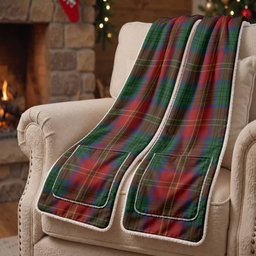 Connolly Tartan Hand-Warmer Pocket Scarf