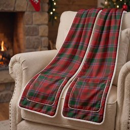 Dalzell (Dalziel) Tartan Hand-Warmer Pocket Scarf