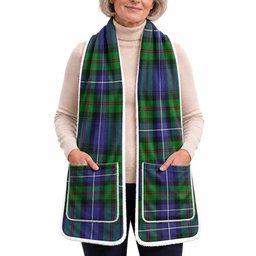 Donnachaidh Tartan Hand-Warmer Pocket Scarf