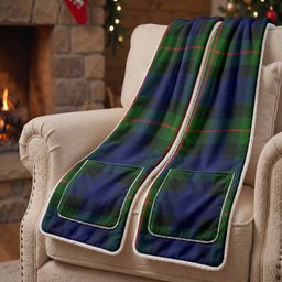 Jamieson Tartan Hand-Warmer Pocket Scarf