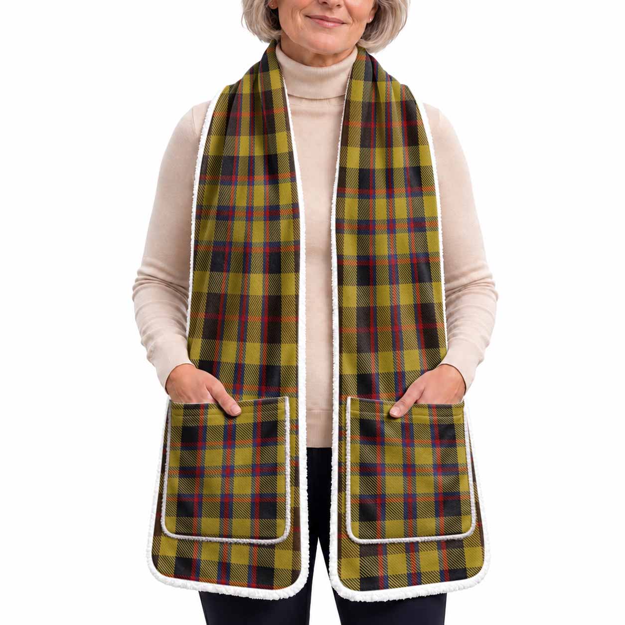 Jardine Tartan Hand-Warmer Pocket Scarf