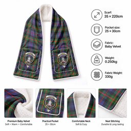 Fleming Tartan Crest Pocket Scarf - Ultimate Plaid Gift Wrap