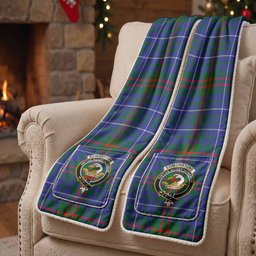 Edmonstone Tartan Crest Pocket Scarf - Ultimate Plaid Gift Wrap