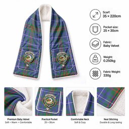 Edmonstone Tartan Crest Pocket Scarf - Ultimate Plaid Gift Wrap