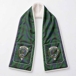 Davidson Tartan Crest Pocket Scarf - Ultimate Plaid Gift Wrap
