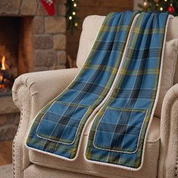 Laing Tartan Hand-Warmer Pocket Scarf