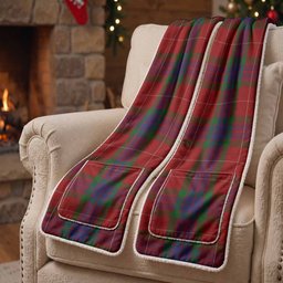 Fraser Tartan Hand-Warmer Pocket Scarf