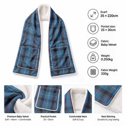 Fitzgerald Tartan Hand-Warmer Pocket Scarf