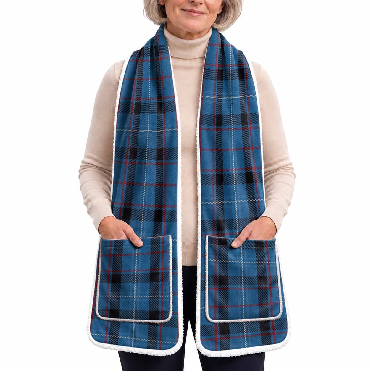 Fitzgerald Tartan Hand-Warmer Pocket Scarf