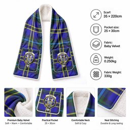 Hope Tartan Crest Pocket Scarf - Ultimate Plaid Gift Wrap