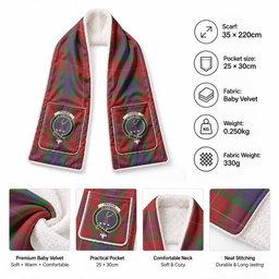 Fraser Tartan Crest Pocket Scarf - Ultimate Plaid Gift Wrap