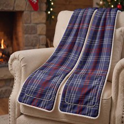 Parker Tartan Hand-Warmer Pocket Scarf