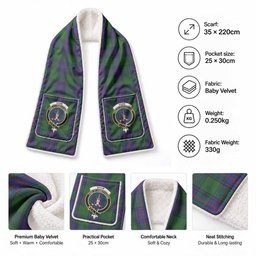 Shaw Tartan Crest Pocket Scarf - Ultimate Plaid Gift Wrap