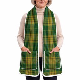 Meredith of Wales Tartan Hand-Warmer Pocket Scarf