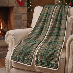 O'Farrell Tartan Hand-Warmer Pocket Scarf
