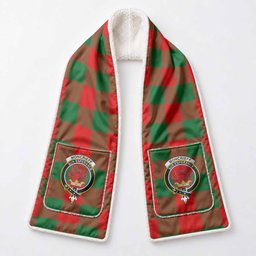 Moncrieff (Moncreiffe) Tartan Crest Pocket Scarf - Ultimate Plaid Gift Wrap