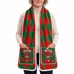 Moncrieff (Moncreiffe) Tartan Crest Pocket Scarf - Ultimate Plaid Gift Wrap