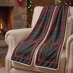 Meath Tartan Hand-Warmer Pocket Scarf