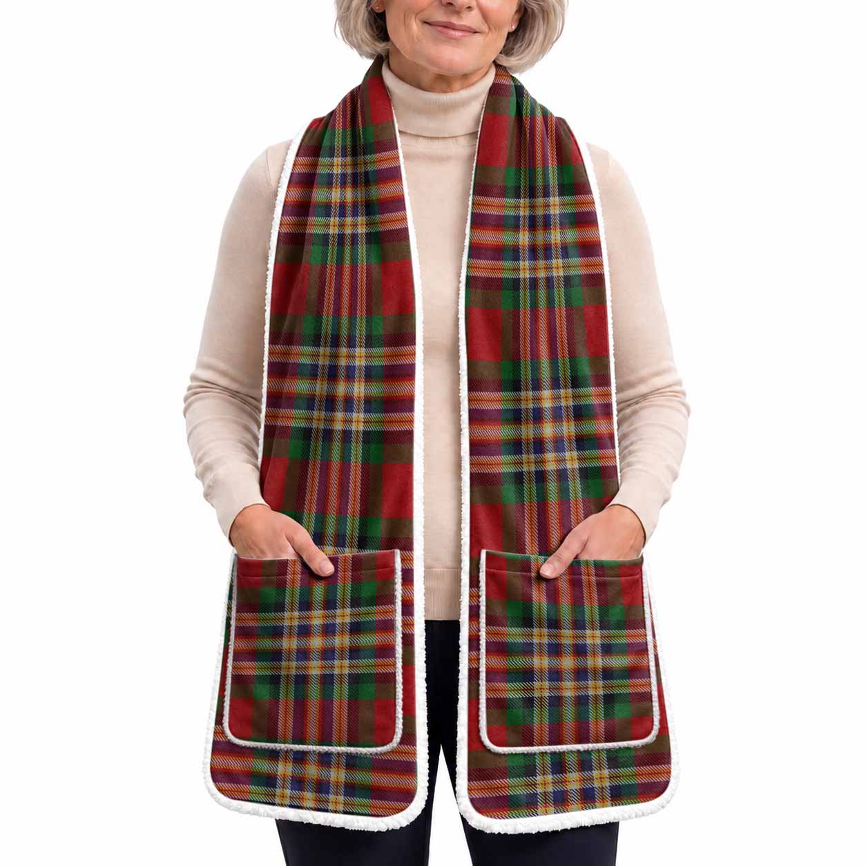 MacGill (MakGill) Tartan Hand-Warmer Pocket Scarf