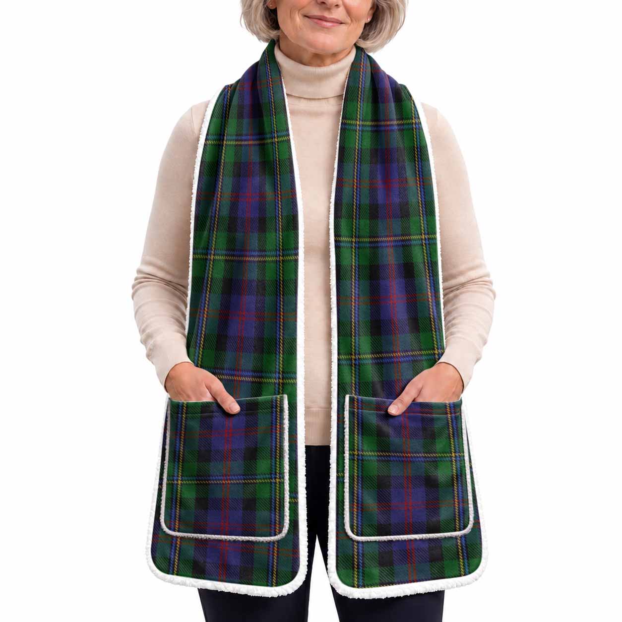 MacCallum (McCallum) Tartan Hand-Warmer Pocket Scarf