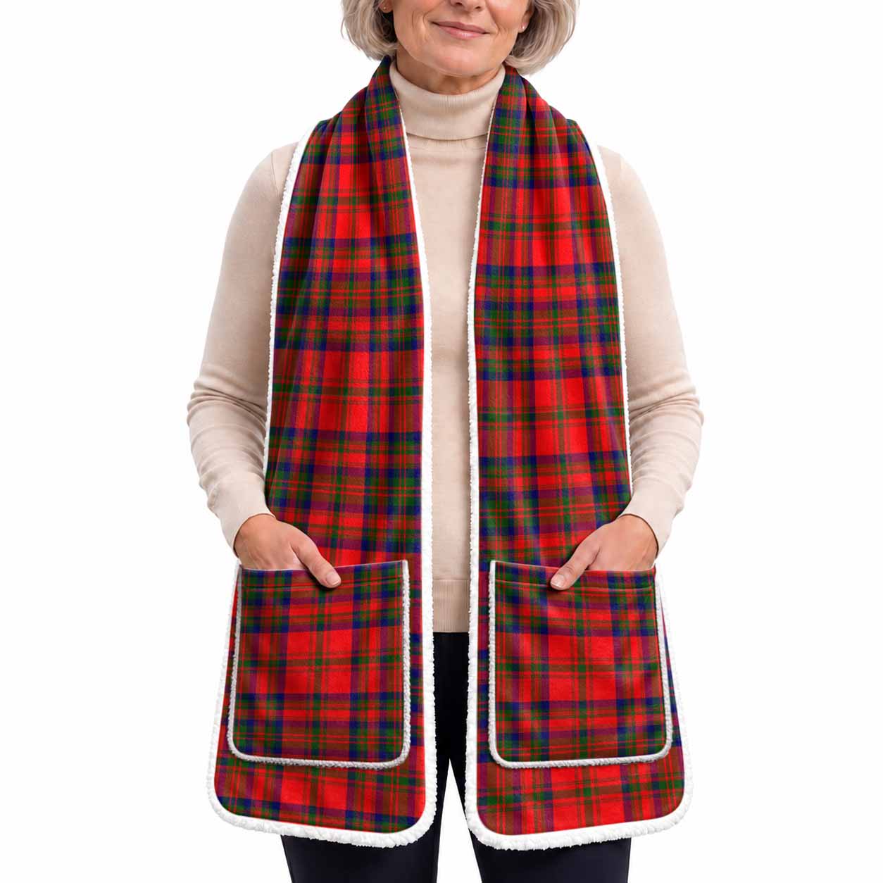 Matheson Tartan Hand-Warmer Pocket Scarf