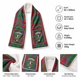 MacCulloch (McCulloch) Tartan Crest Pocket Scarf - Ultimate Plaid Gift Wrap