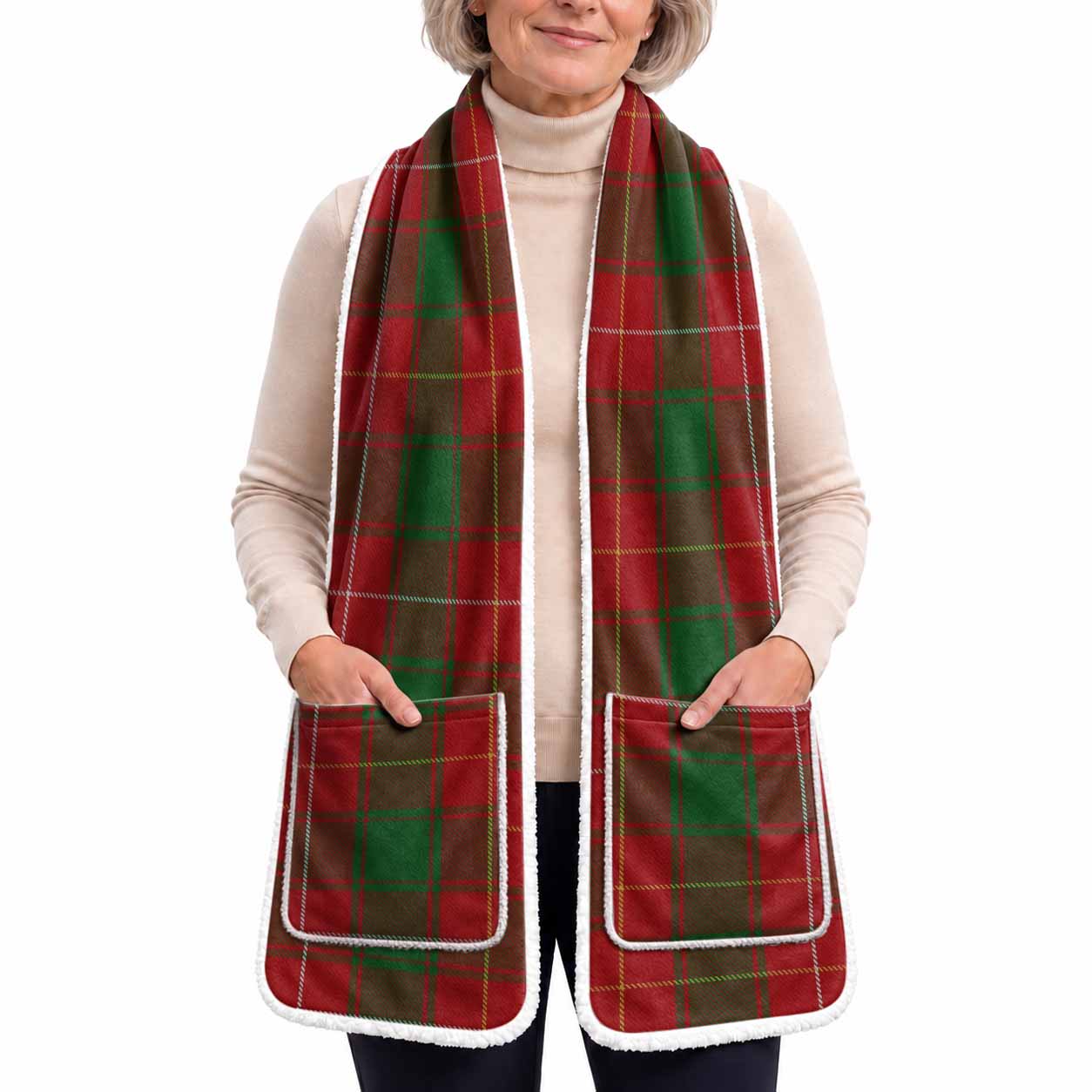 MacFie (McFie) Tartan Hand-Warmer Pocket Scarf