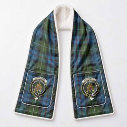 Mackenzie (Mckenzie) Tartan Crest Pocket Scarf - Ultimate Plaid Gift Wrap