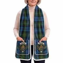 Mackenzie (Mckenzie) Tartan Crest Pocket Scarf - Ultimate Plaid Gift Wrap