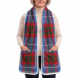 Preston Tartan Hand-Warmer Pocket Scarf