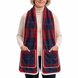 McKnight Tartan Hand-Warmer Pocket Scarf