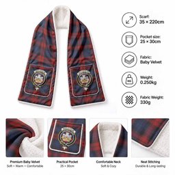 MacLachlan (McLachlan) Tartan Crest Pocket Scarf - Ultimate Plaid Gift Wrap